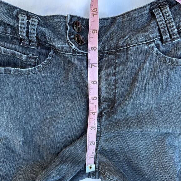 JAG Jeans Womens Size 8 Blue Wide Leg Stretch Denim Trouser Jeans Palazzo - Picture 7 of 10